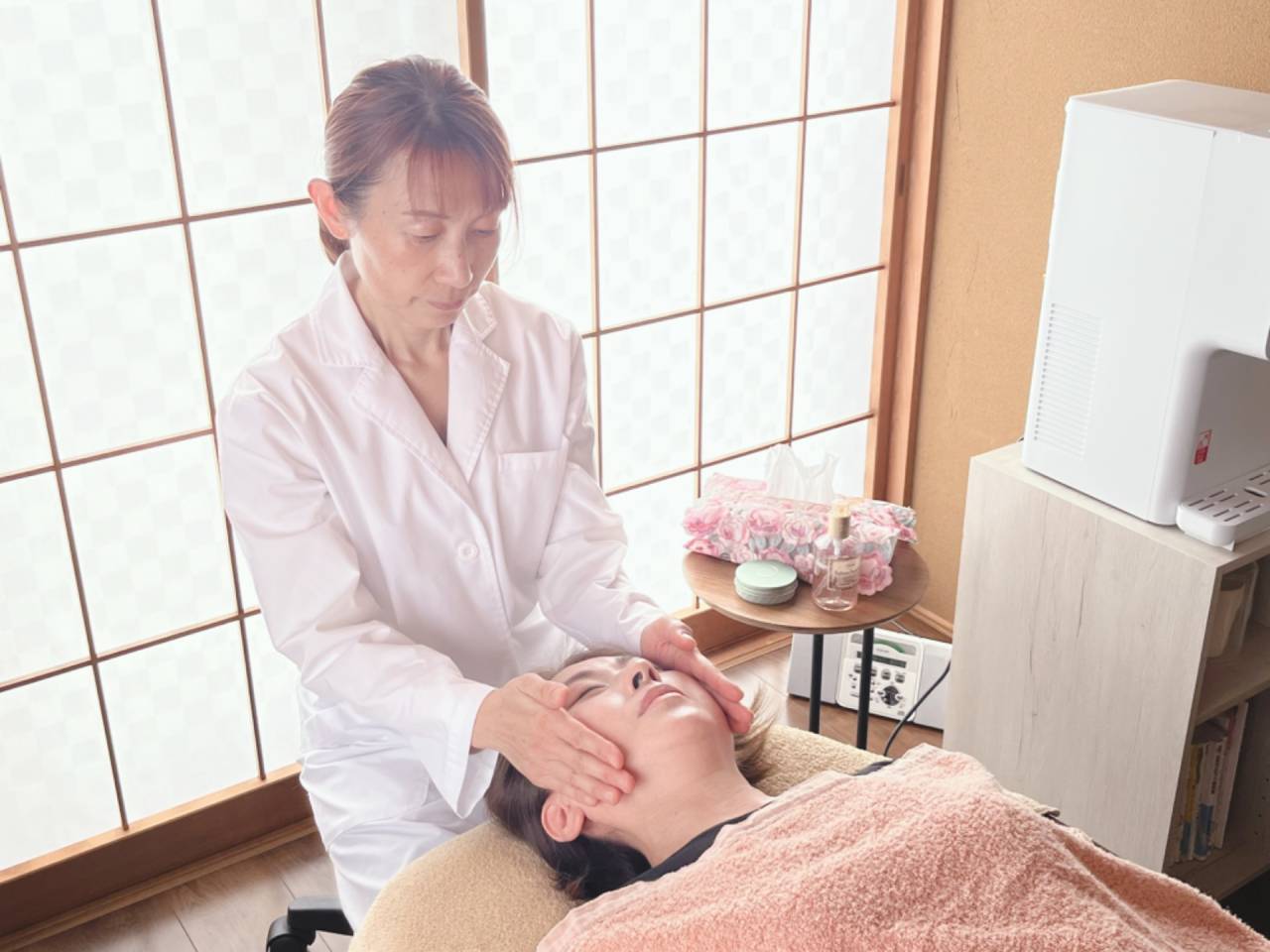 痛くない小顔矯正+ヘッドマッサージ